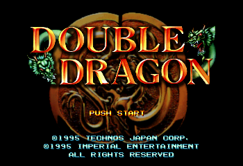 Double Dragon Title Screen